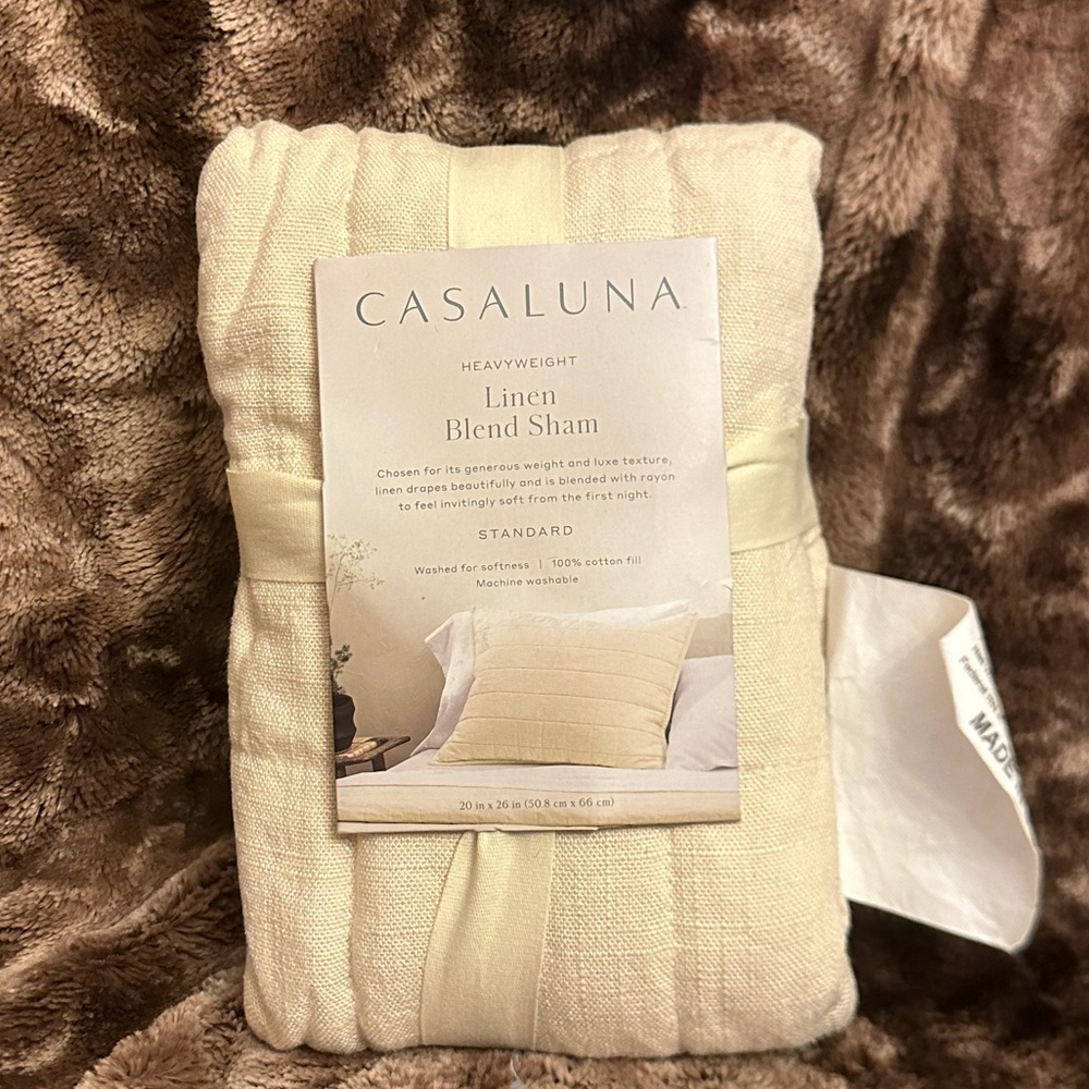 Casaluna linen blend pillow sham